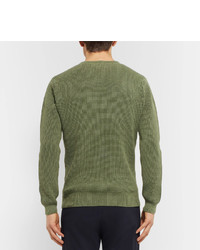A.P.C. Anton Slim Fit Ribbed Cotton Sweater