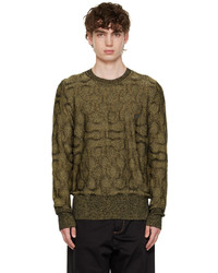 Vivienne Westwood Black Gold Squiggle Sweater
