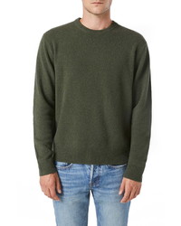 Frame Compact Cashmere Wool Crewneck Sweater