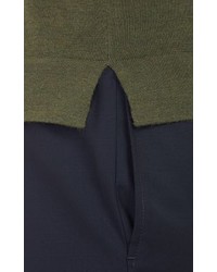 Officine Generale Crewneck Sweater Dark Green Size S