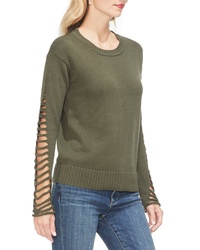 Vince Camuto Cutout Sleeve Sweater