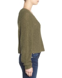 Dolman Sleeve Pullover Sweater