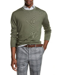 Brunello Cucinelli Fine Gauge Wool Cashmere Crewneck Sweater