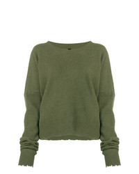 Unravel Project Frayed Knit Sweater