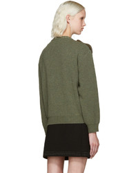 J.W.Anderson Green 3d Pocket Sweater