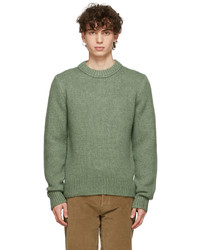 Doppiaa Green Aappio Crewneck Sweater