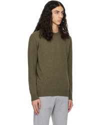Sunspel Green Crewneck Sweater