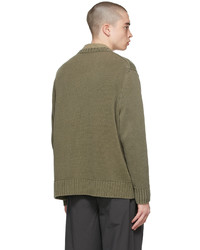 Acne Studios Green Knit Sweater