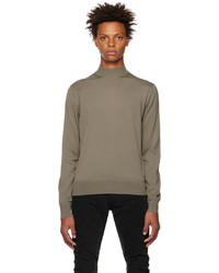 Tom Ford Green Mock Neck Sweater