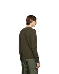Prada Green Shetland Crewneck Sweater