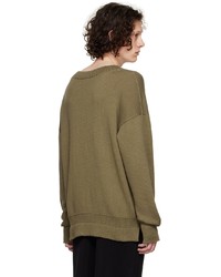 Margaret Howell Green Simple Guernsey Sweater