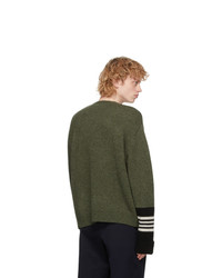 Neil Barrett Green Techno Travel Sweater