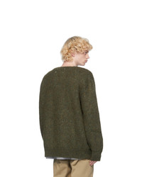 Maison Margiela Green Wool Gauge 5 Sweater