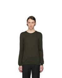 BOSS Green Wool Leno Sweater
