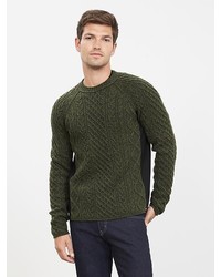 Heritage Marled Cable Knit Pullover
