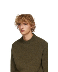 Lemaire Khaki Crewneck Sweater