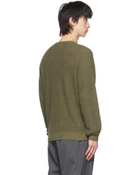 Beams Plus Khaki Flax Sweater