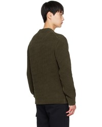 C.P. Company Khaki Textured Sweater
