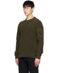 C.P. Company Khaki Textured Sweater