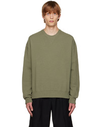 Solid Homme Khaki Wool Sweater