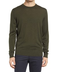 BOSS Micolai Wool Blend Crewneck Sweater
