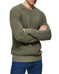 Selected Homme Ned Chunky Crewneck Sweater