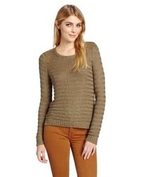 Olive Oak Pullover Cotton Mix Sweater