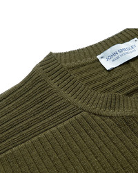 John Smedley Ribbed Merino Wool Sweater
