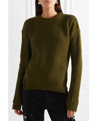 Rick Owens Ribbed Wool Sweater