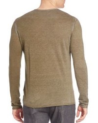 John Varvatos Silk Cashmere Crewneck Sweater