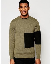 Asos Sweater With Placet Blocking