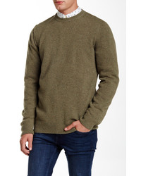 Barbour Weymouth Crew Light Olive Wool Sweater