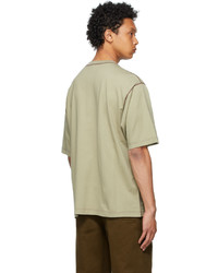 Ambush Beige Overstitched Jersey T Shirt