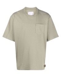 Sacai Belt Tabs Cotton T Shirt