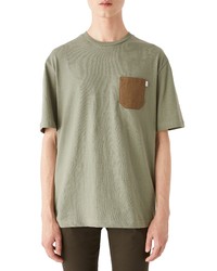 Frank and Oak Boxy Organic Cotton Pocket T Shirt