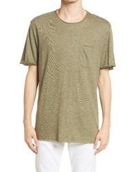 Selected Homme Brook Raw Edge T Shirt