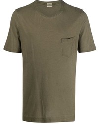 Massimo Alba Chest Patch Pocket Detail T Shirt