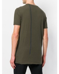 Thom Krom Contrast Stripe Detail T Shirt