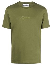 Moschino Debossed Logo T Shirt