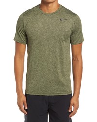 Nike Dri Fit Static Training T Shirt In Rough Greenoil Greenblack At Nordstrom