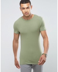 Asos Extreme Muscle Fit T Shirt With Crew Neck