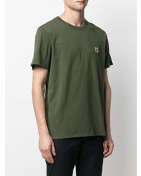 MAISON KITSUNÉ Fox Patch Cotton T Shirt