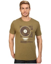 Life is Good Good Vibes Record Player Cool Tee T Shirt