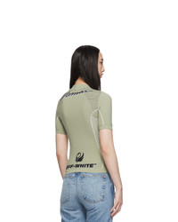 Off-White Green Athletic T Shirt