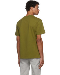 MAISON KITSUNÉ Green Baby Fox Patch Pocket T Shirt