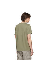 A.P.C. Green Carhartt Wip Edition Fire T Shirt