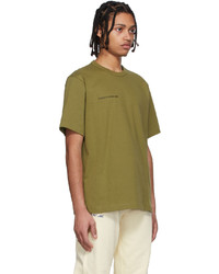 Helmut Lang Green Cotton T Shirt