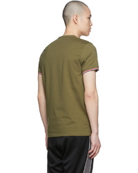 Moncler Green Cotton T Shirt