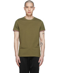Moncler Green Cotton T Shirt