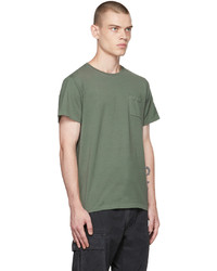 RRL Green Gart Dyed Pocket T Shirt